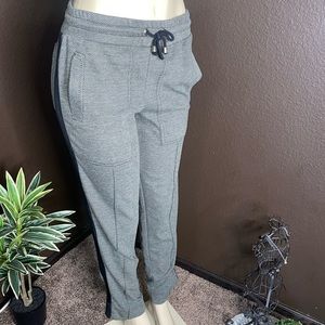 #28🎊😍Great Used Condition Black Stripped Me+Em Tie Gold/greenbrown tie joggers